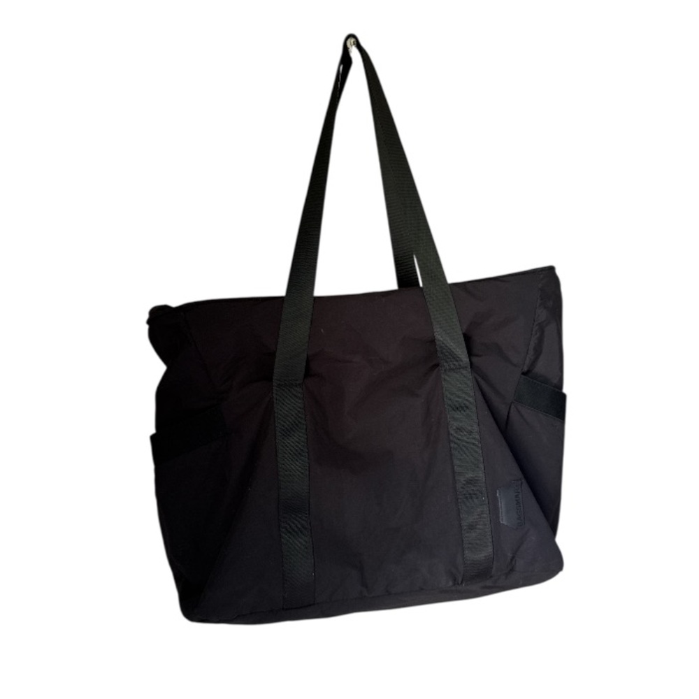 Bagsmart Black Tote Bag double strap ultra lightweight travel carryon